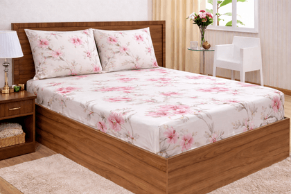 Jogo de Lençol King Percal 200 Fios 3 peças Estampado. miniatura 4