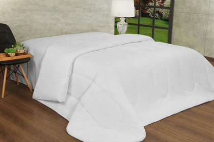 Edredom Casal Padrão Percal 200 Fios Liso miniatura 9