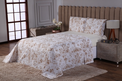 Jogo de Lençol Queen Percal 200 Fios 4 peças Estampado miniatura 7