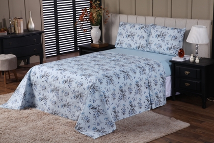 Jogo de Lençol Queen Percal 200 Fios 4 peças Estampado miniatura 1