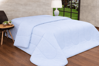 Edredom Casal Padrão Percal 200 Fios Liso miniatura 3