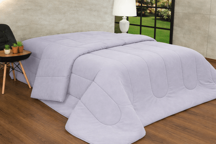 Edredom Casal Padrão Percal 200 Fios Liso miniatura 5