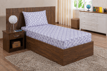 Jogo de Lençol Solteiro Percal 200 Fios 2 peças Estampado. miniatura 5