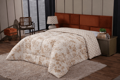 Edredom Casal Padrão Percal 200 Fios Estampado miniatura 9