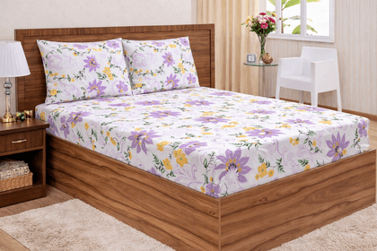 Jogo de Lençol King Percal 200 Fios 3 peças Estampado. miniatura 5