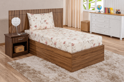 Jogo de Lençol Solteiro Percal 200 Fios 2 peças Estampado. miniatura 11