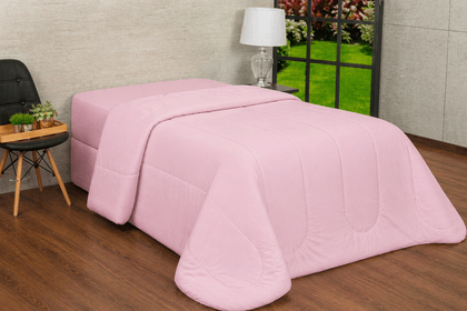 Edredom Solteiro Percal 200 Fios Liso miniatura 1