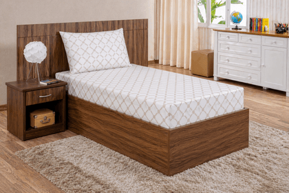 Jogo de Lençol Solteiro Percal 200 Fios 2 peças Estampado. miniatura 9