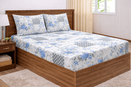 Jogo de Lençol King Percal 200 Fios 3 peças Estampado. miniatura 3